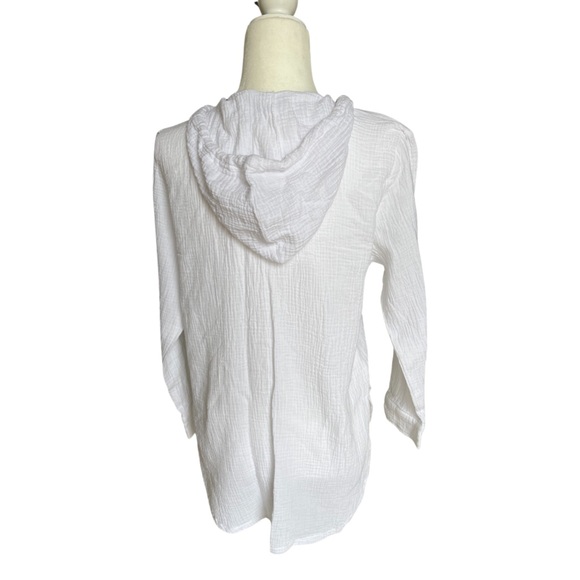 Vici Collection Waflle Cotton Pullover with Hood. Size Medium. NWOT - Picture 3 of 3